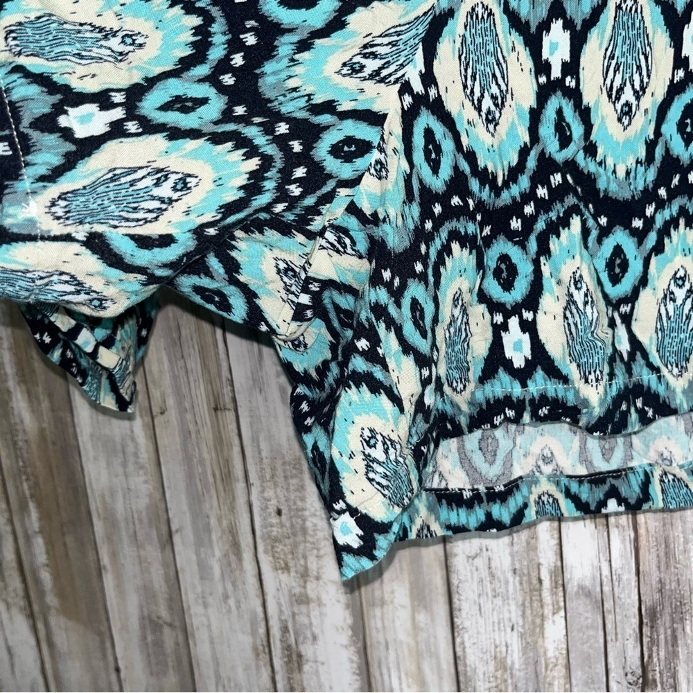 Wildfox Blue Printed Shorts - Picture 4 of 5